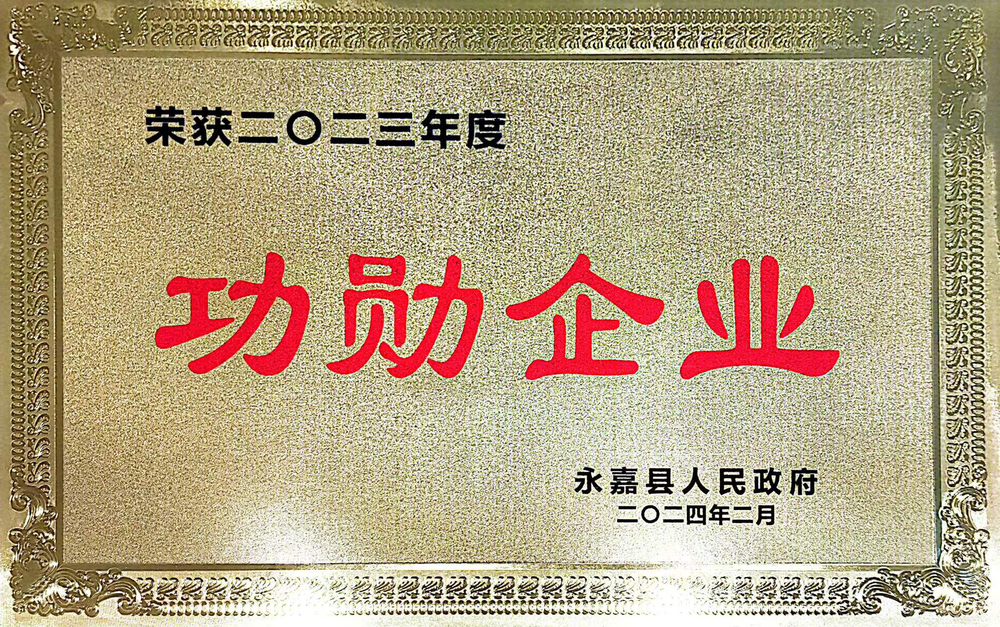 喜報(bào)！凱奇集團(tuán)榮獲永嘉縣“功勛企業(yè)”等榮譽(yù)稱號(hào)