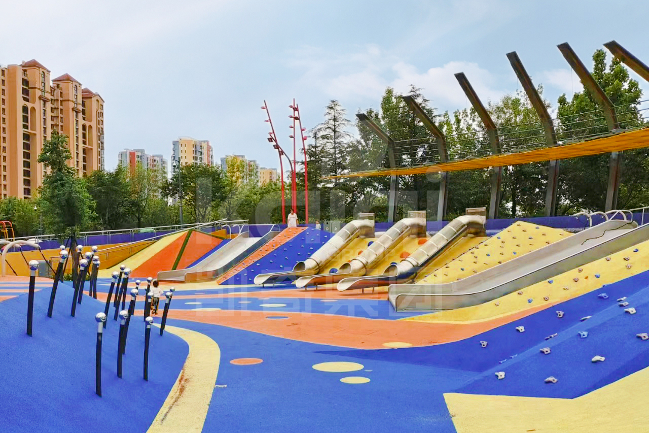 膠州三里河兒童樂園 | 置身生態(tài)綠廊，開啟游樂之旅
